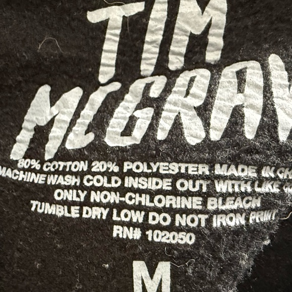 McGraw Tour '24 Black Hoodie - Picture 3 of 5